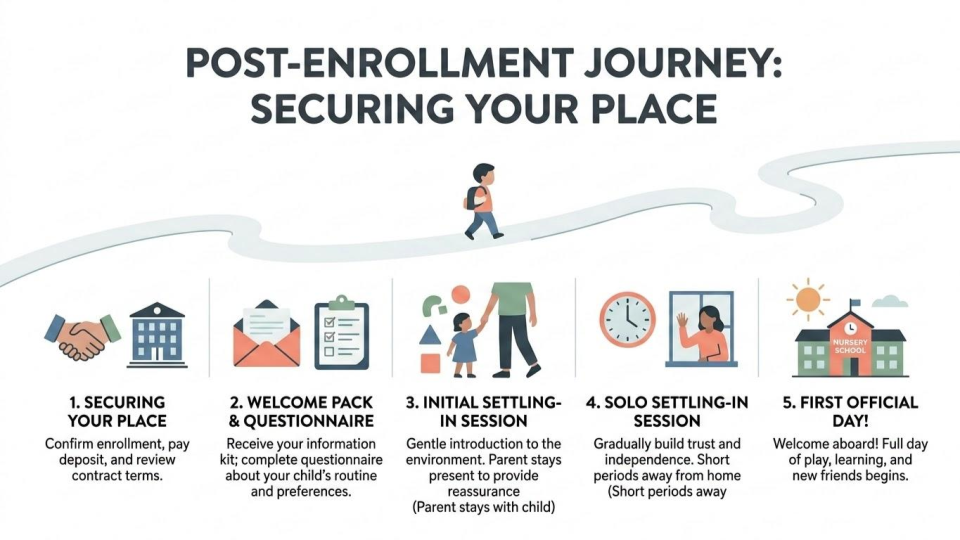 nursery Nottingham post enrolment journey  